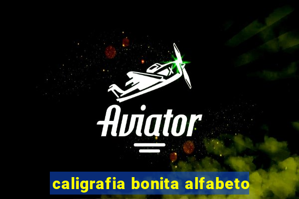 caligrafia bonita alfabeto